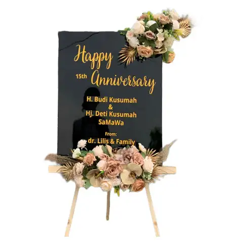 Papan Bunga Akrilik Kalegen