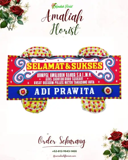 Papan Bunga Ucapan Selamat Kalegen